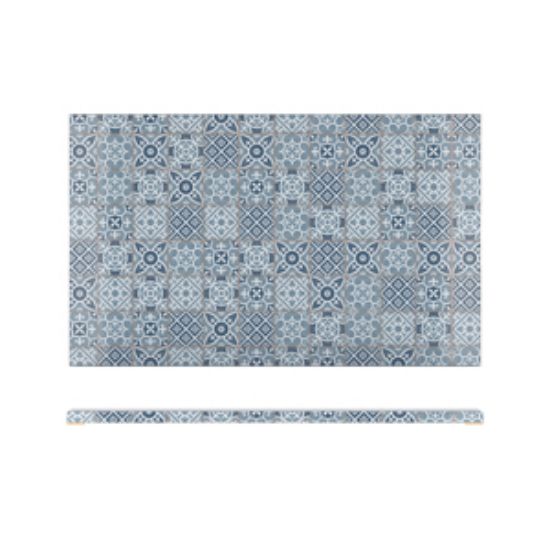 Blue Marrakesh Melamine GN1/1 Slab 53 X 32.5cm