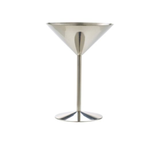 Stainless Steel Martini Glass 24cl/8.5oz