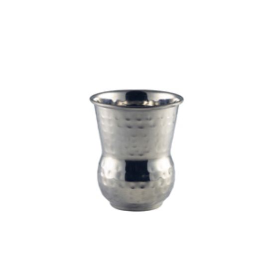 Moroccan Stainless Steel Hammered Tumbler 40cl/14oz