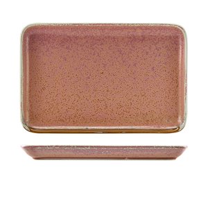 Terra Porcelain Rose Rectangular Platter 30 X 20cm (3)