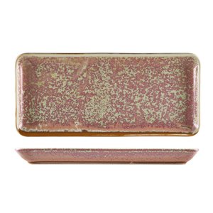 Terra Porcelain Rose Narrow Rectangular Platter 36 X 16.5cm (3)