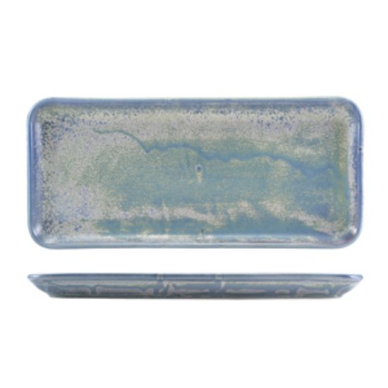Terra Porcelain Seafoam Narrow Rectangular Platter 36 X 16.5cm (3)