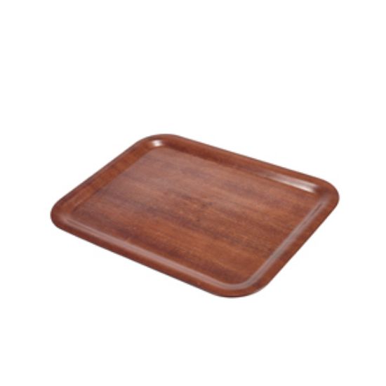 Non-Slip Darkwood Tray 46 X 34cm