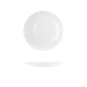 White Osaka Melamine Side Plate 23cm (12)