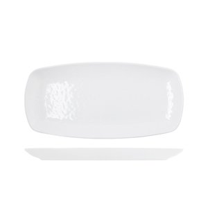 White Osaka Melamine Oblong Plate 35.5 X 19cm (12)