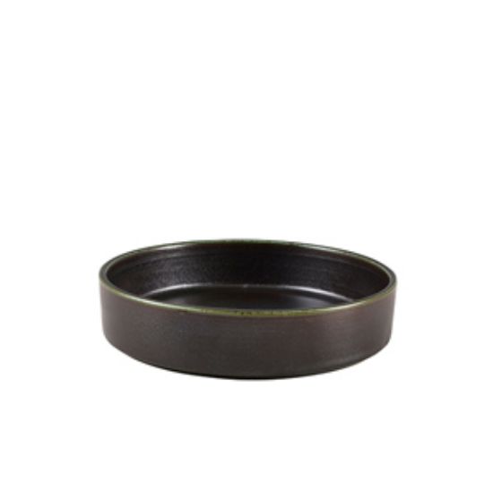 Terra Porcelain Black Presentation Bowl 18cm (6)