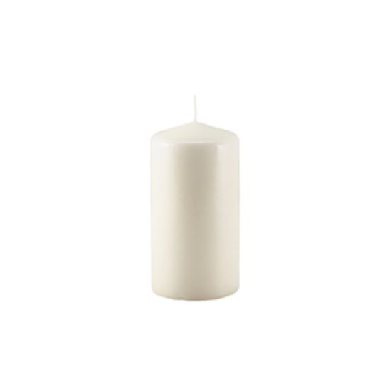 Pillar Candle 15cm H X 8cm Dia Ivory (6)