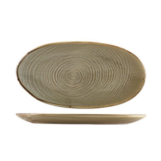 Terra Porcelain Grey Organic Platter 31cm (6)