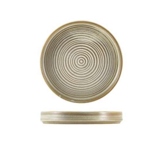 Terra Porcelain Matt Grey Presentation Plate 18cm (6)