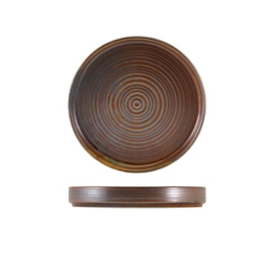 Terra Porcelain Rustic Copper Presentation Plate 18cm (6)