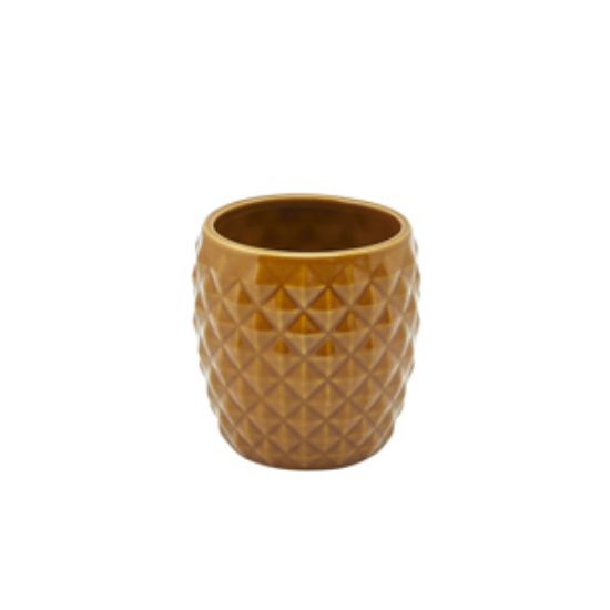 Genware Brown Pineapple Tiki Mug 40cl/14oz (4)
