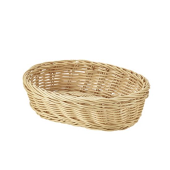 Oval Polywicker Basket 22.5 X 15.5 X 6.5cm (6)