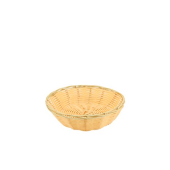 Round Polywicker Basket 7dia X 2 Deep (12)