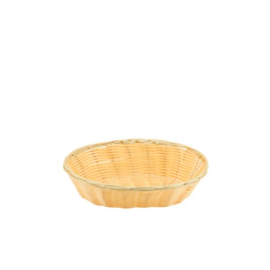 Oval Polywicker Basket 9x6x2.25 (12)