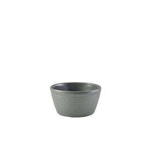 Genware Melamine Matt Grey Ripple Ramekin 2.4oz 68ml (24)