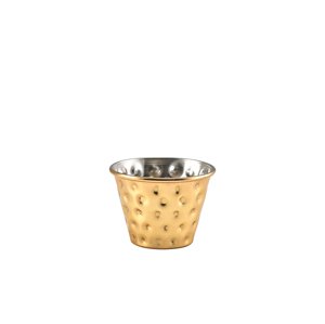 Genware Gold Plated Hammered Ramekin 71ml 2.5oz (24)
