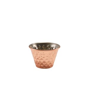 Genware Copper Plated Hammered Ramekin 114ml/4oz (24)