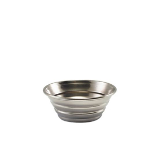 Genware Stainless Steel Ribbed Ramekin 43ml/1.5oz (24)