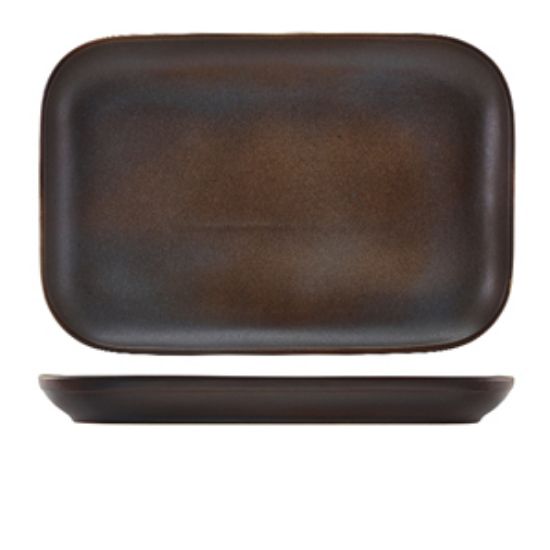 Terra Stoneware Antigo Rectangular Plate 34.5 X 23.5cm (6)