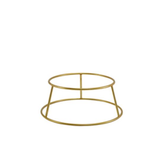 Genware Gold Anti-Slip Round Buffet Riser 10cm