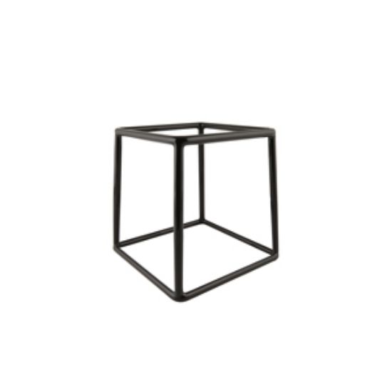 Genware Black Anti-Slip Buffet Riser 18 X 18cm