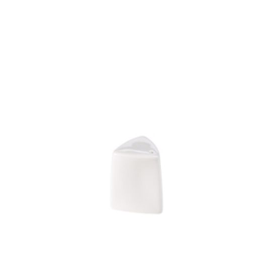 Genware Porcelain Triangular Salt Shaker 6cm/2.5 (6)