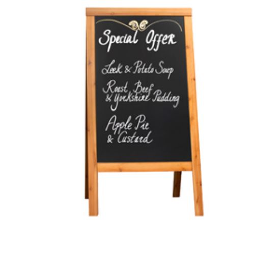 Sandwich A-Board 70x120cm Teak