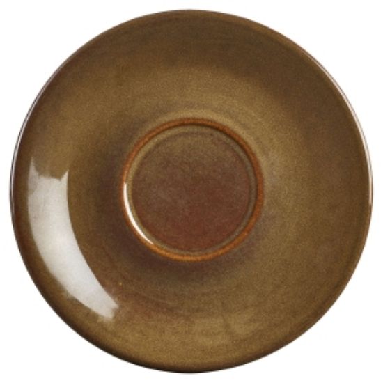 Terra Stoneware Rustic Brown Saucer 15cm (6)