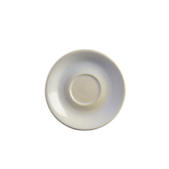 Terra Stoneware Rustic White Saucer 15cm (6)