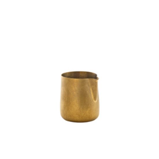 Genware Gold Vintage Steel Jug 15cl/5oz (12)