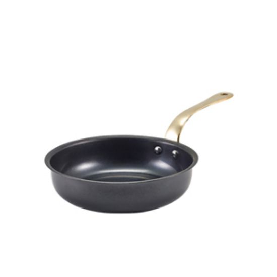 Genware Black Vintage Steel Mini Fry Pan 15.5 X 4cm (6)