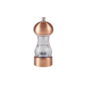 GENWARE COPPER TOP SALT/PEPPER GRINDER 14CM