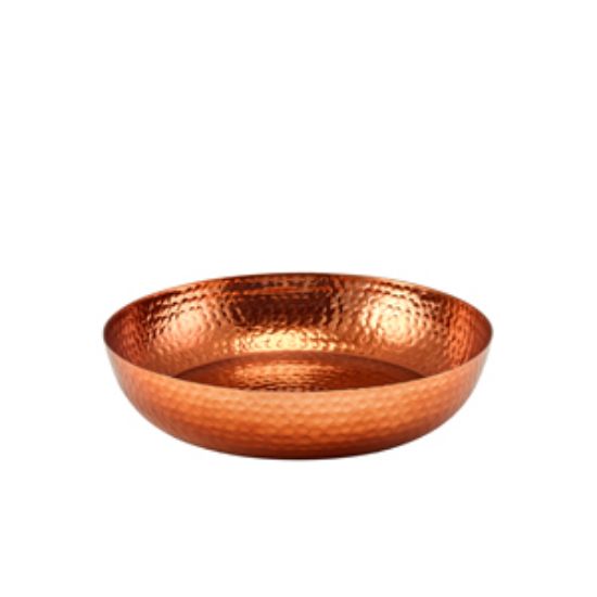 Genware Copper Hammered Aluminium Platter 31cm