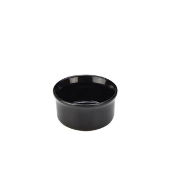 Genware Stoneware Black Ramekin 6.5cm/2.5 (12)