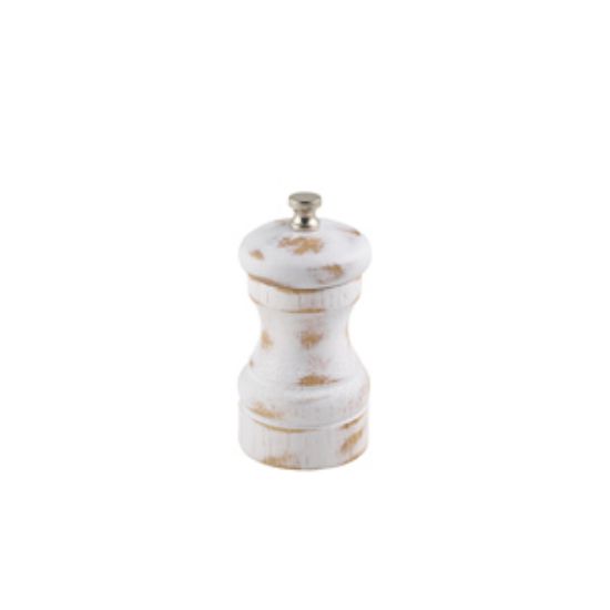 White Wash Salt/Pepper Grinder 10cm