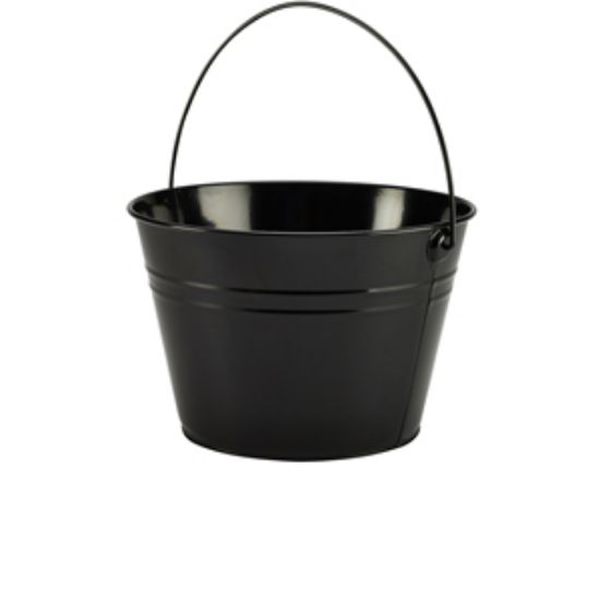 Stainless Steel Serving Bucket 25cm Dia Black