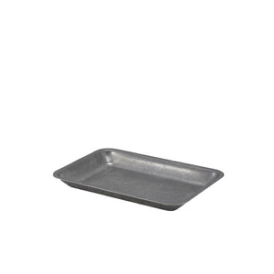 Genware Vintage Steel Tray 20 X 14cm