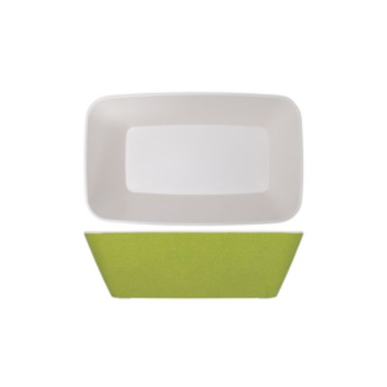 Lime Green Seville Melamine GN1/4 Deep Dish 26.5 X 16.2 X 8cm