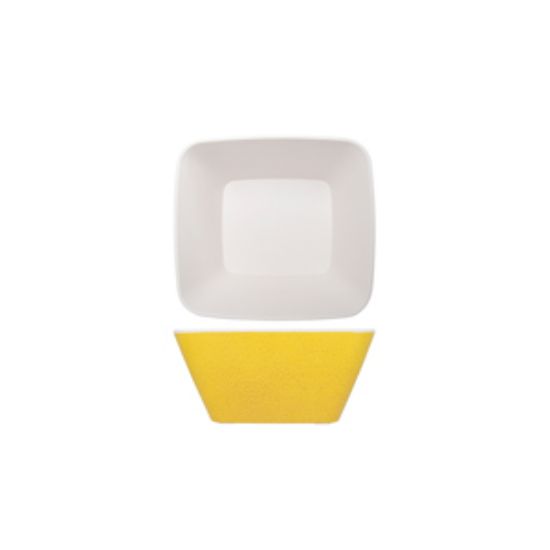 Lemon Yellow Seville Melamine GN1/6 Deep Dish 17.6 X 16.2 X 8cm