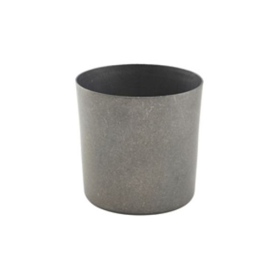 Genware Vintage Steel Serving Cup 8.5 X 8.5cm (12)