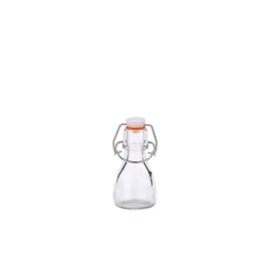 Genware Glass Swing Bottle 7.5cl / 2.6oz (24)