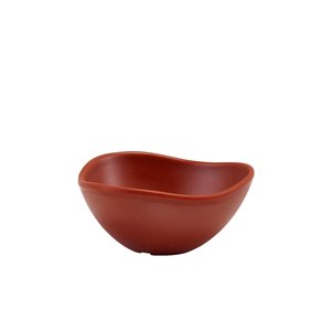 Genware Terracotta Melamine Triangular Ramekin 3.5oz (24)