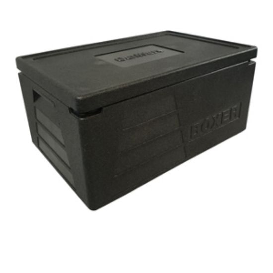 Genware Thermobox Boxer GN 1/1 Black 42litre