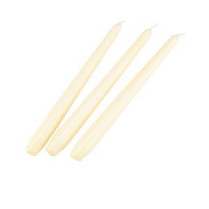Tapered Candle 10" Ivory (Pack 50)