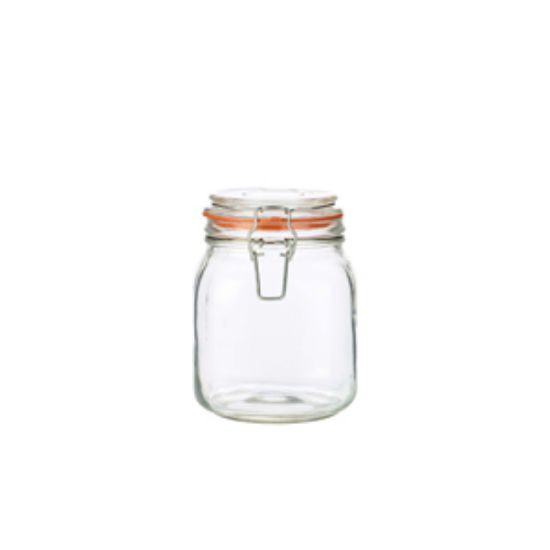Genware Glass Terrine Jar 1l