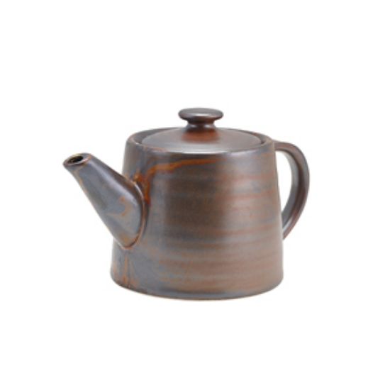Terra Porcelain Rustic Copper Teapot 50cl/17.6oz (6)