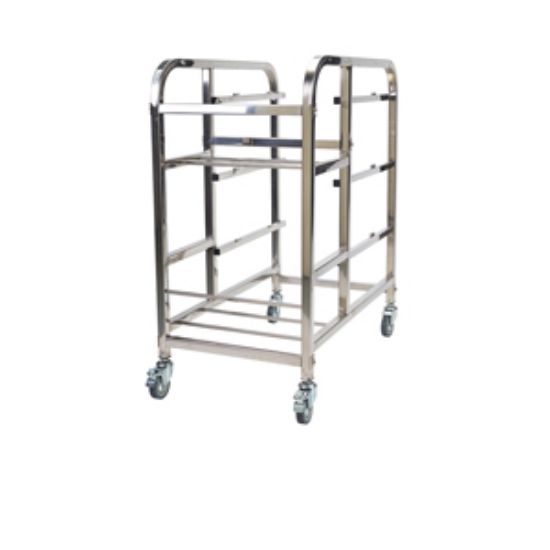 Genware Stainless Steel Bussing Trolley