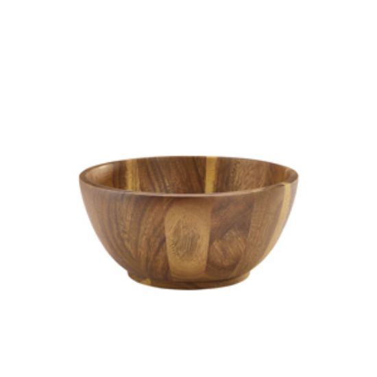 Acacia Wood Bowl 25dia X 12cm