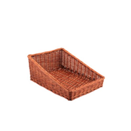 Wicker Display Basket 46x36x20cm - 7cm Front