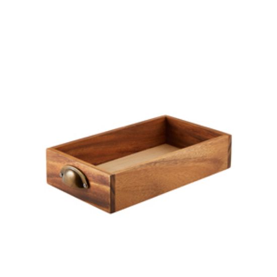 Genware Acacia Wood Display Drawer GN 1/3